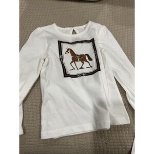 Janie And Jack Brand New Toddler Girl Horse Shirt